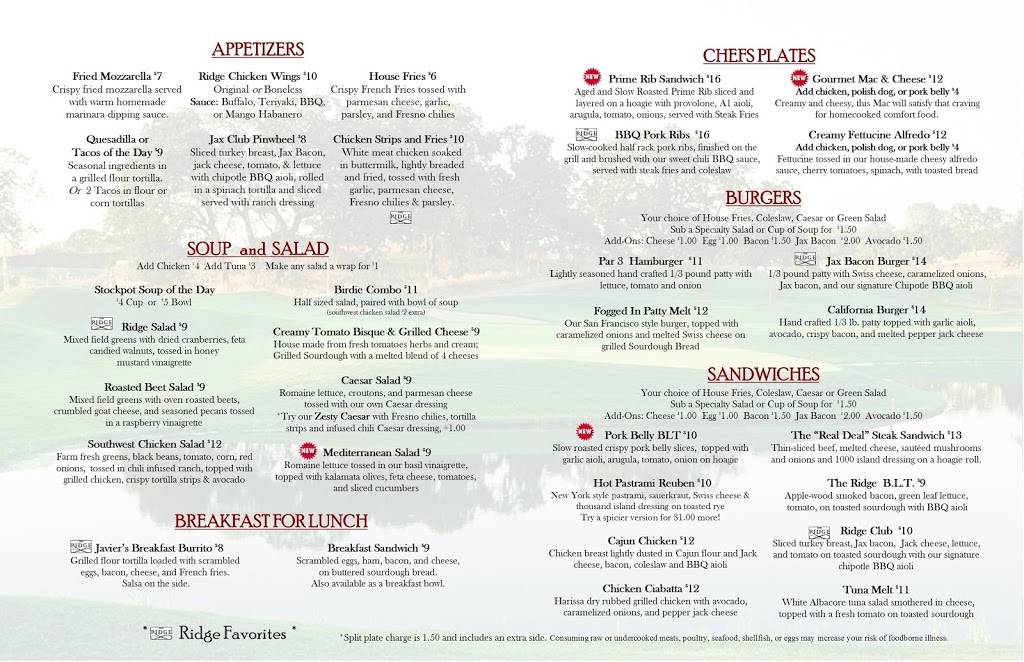The Ridge Bar & Grill | restaurant | 2020 Golf Course Rd, Auburn, CA 95602, USA | 5308887888 OR +1 530-888-7888