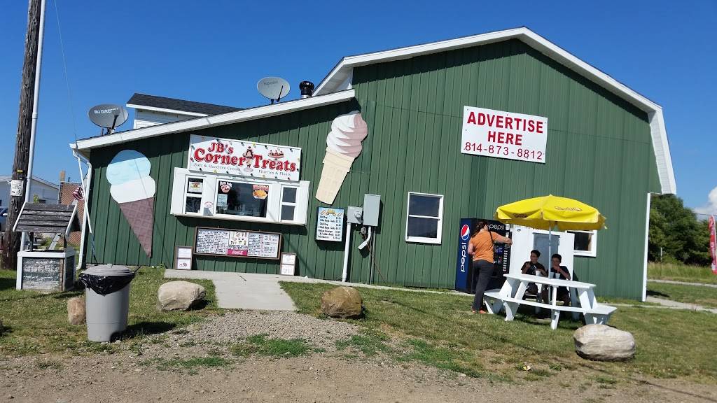 JBs Corner Treats | restaurant | 10101-10457 PA-89, North East, PA 16428, USA | 8148738812 OR +1 814-873-8812