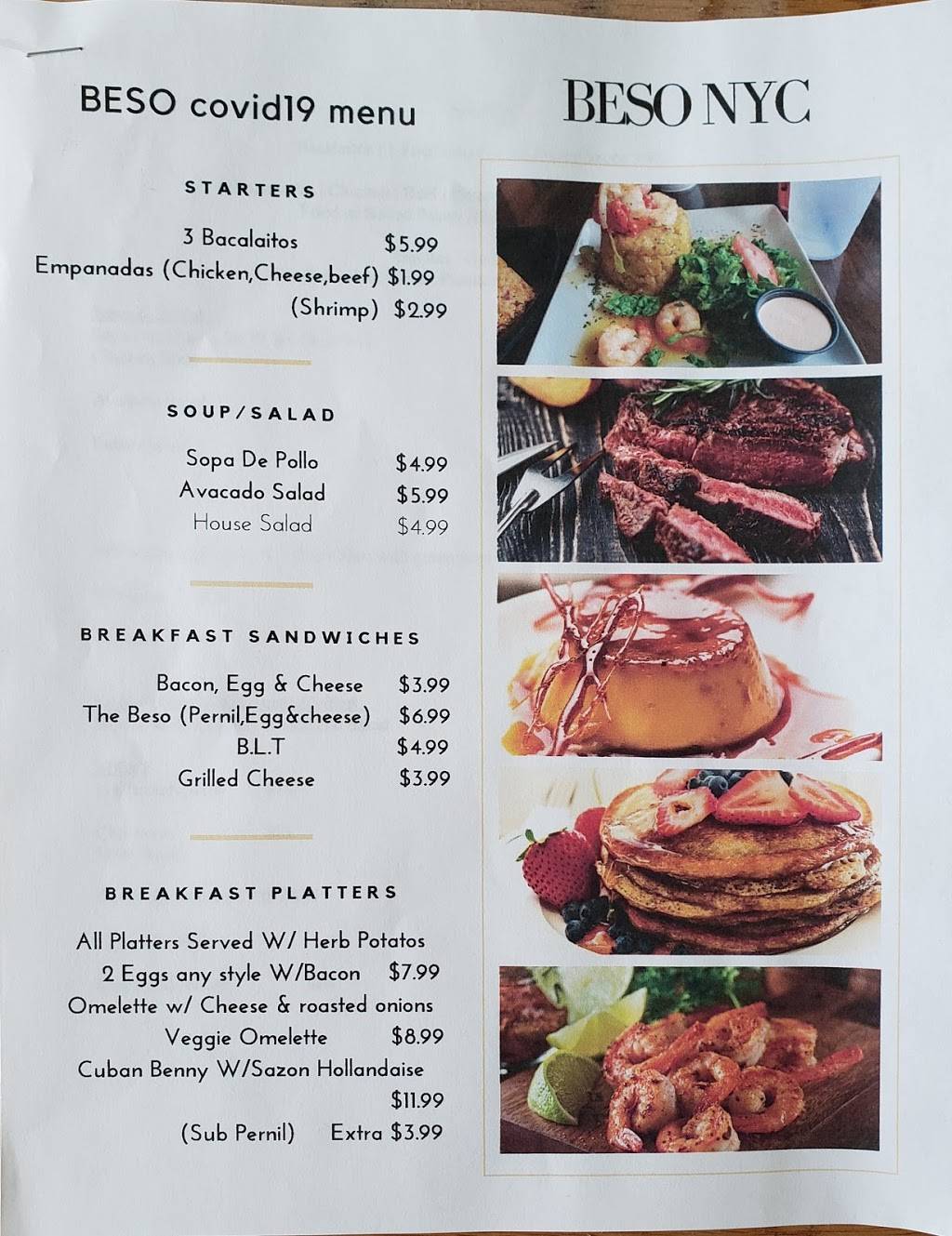 BESO NYC | restaurant | 70 Bay St, Staten Island, NY 10301, United States | 7188168162 OR +1 718-816-8162