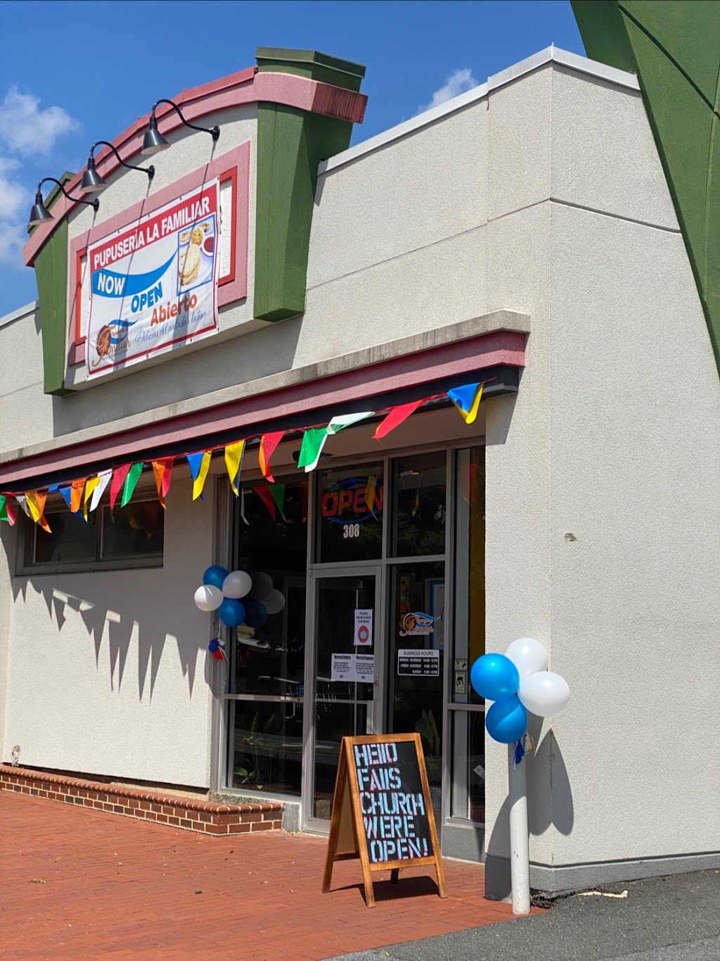 Pupuseria La Familiar | restaurant | 308 S Washington St, Falls Church, VA 22046, USA | 7039952528 OR +1 703-995-2528