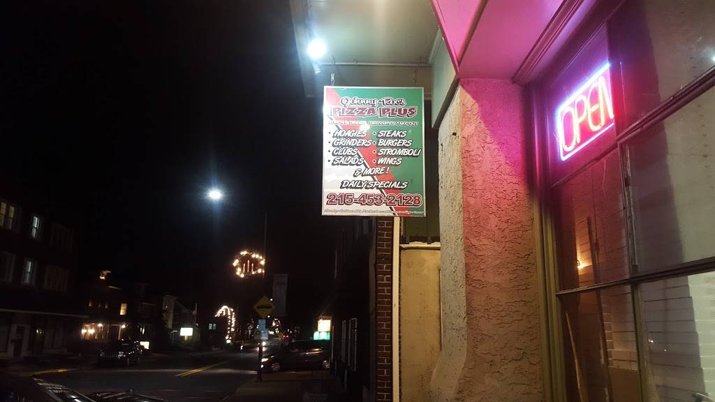 Johnny Rocs Pizza Plus | restaurant | 110 N Main St, Sellersville, PA 18960, USA | 2154532128 OR +1 215-453-2128