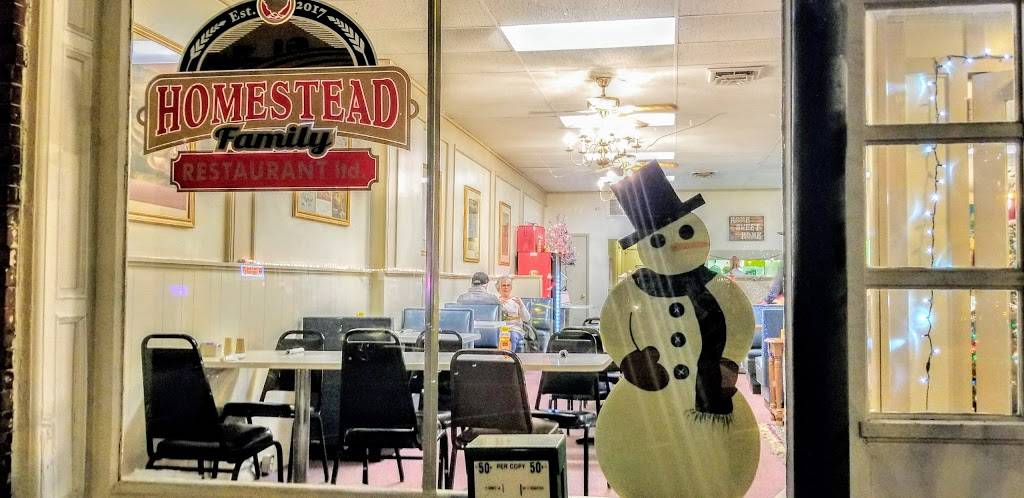 Homestead Family Restaurant | restaurant | 108 N Main St, Fredericktown, OH 43019, USA | 7408484228 OR +1 740-848-4228