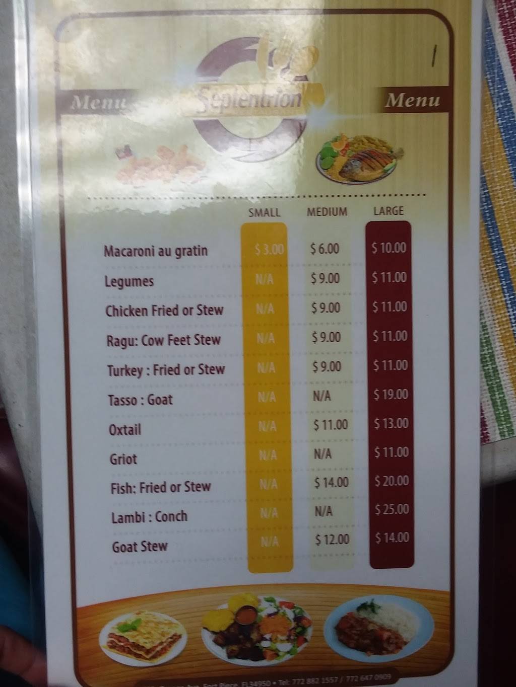 Septentrion Market & Restaurant | restaurant | 725 Orange Ave, Fort Pierce, FL 34950, USA | 7728821557 OR +1 772-882-1557