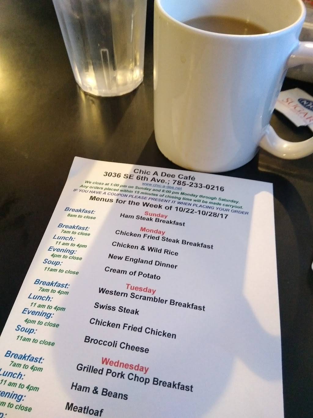 Chic-A-Dee Cafe | restaurant | 3036 SE 6th Ave, Topeka, KS 66607, USA | 7852330216 OR +1 785-233-0216