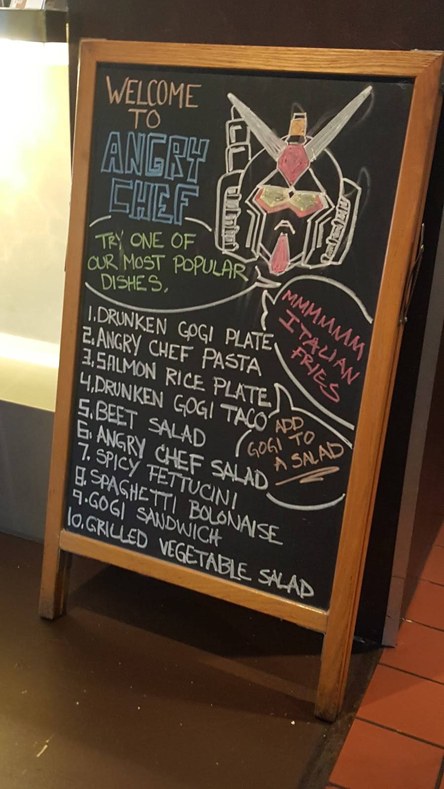 Angry Chef | restaurant | 404 S Figueroa St #417, Los Angeles, CA 90071, USA | 2136292000 OR +1 213-629-2000