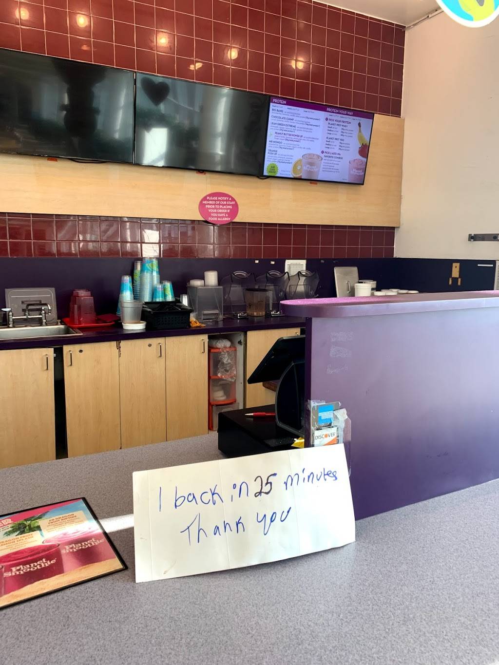 Planet Smoothie | restaurant | 250 Granite St, Braintree, MA 02184, USA | 7818490911 OR +1 781-849-0911