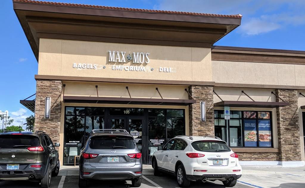 Max & Mos Bagel/Deli/Emporium | restaurant | 8570 Stirling Rd, Hollywood, FL 33024, USA | 9545892168 OR +1 954-589-2168