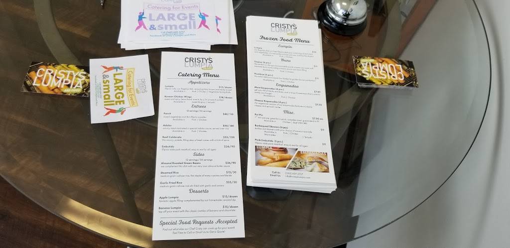 Cristys Lumpia And More Inc | restaurant | 1244 N Moore Rd building b, Camano, WA 98282, USA | 3606292727 OR +1 360-629-2727