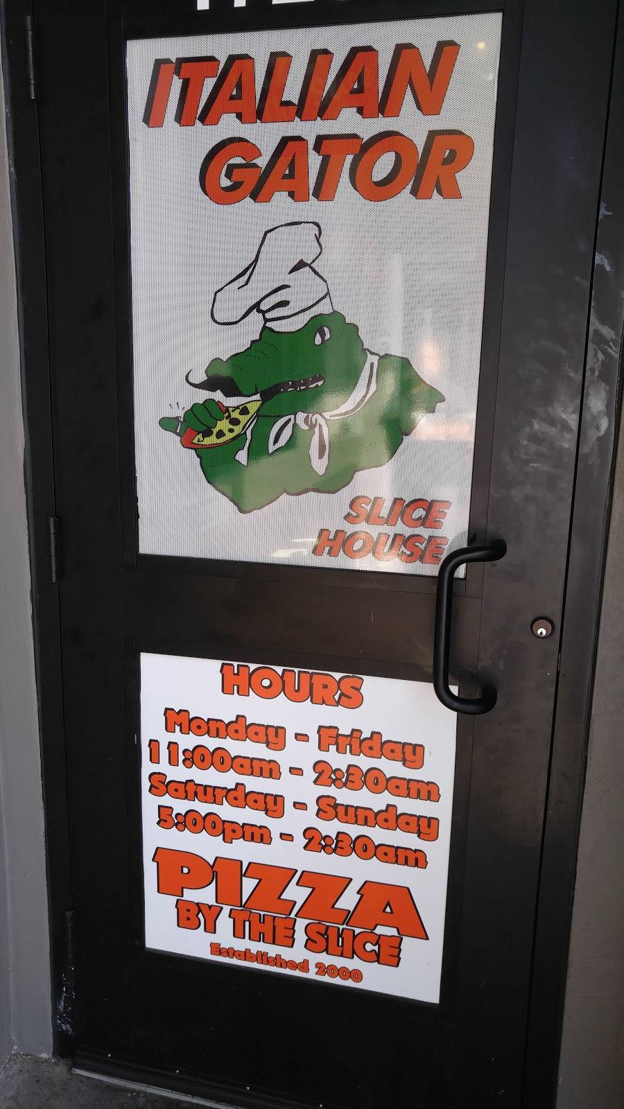 Italian Gator Pizza | restaurant | 1728 W University Ave, Gainesville, FL 32603, USA | 3523674600 OR +1 352-367-4600