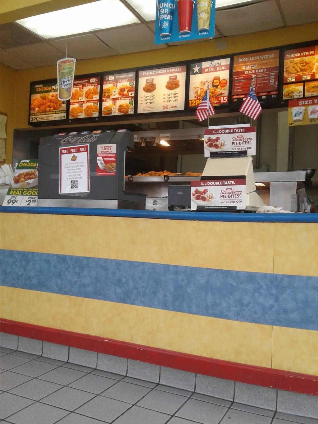 Churchs Chicken | restaurant | 9404 N. Freeway 45 @ FM 249, Houston, TX 77037, USA | 2814059033 OR +1 281-405-9033