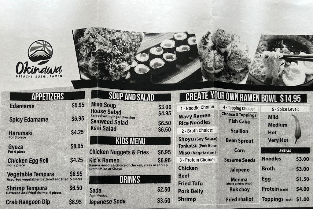 Okinawa Hibachi Sushi Ramen | restaurant | 1200 W Main St Suite 21A, Peoria, IL 61606, USA | 3099660004 OR +1 309-966-0004