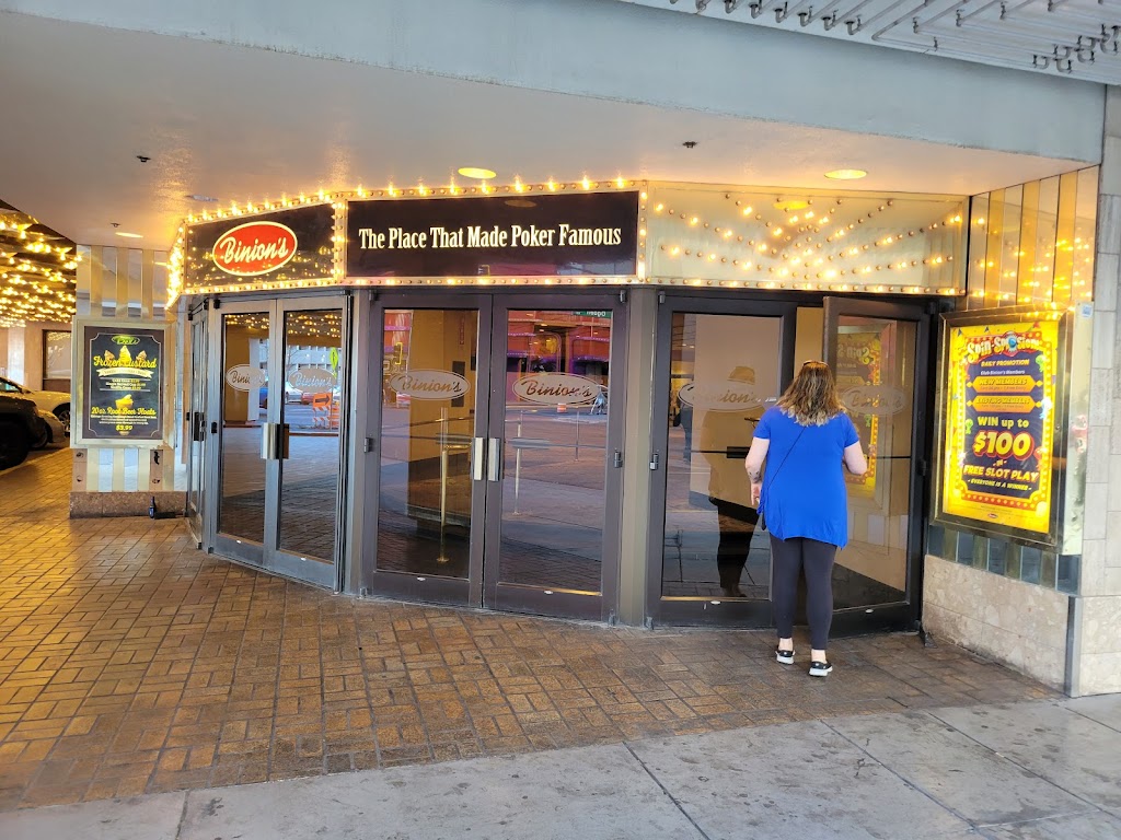 Binions Cafe | restaurant | 128 E Fremont St, Las Vegas, NV 89101, USA | 7023821600 OR +1 702-382-1600