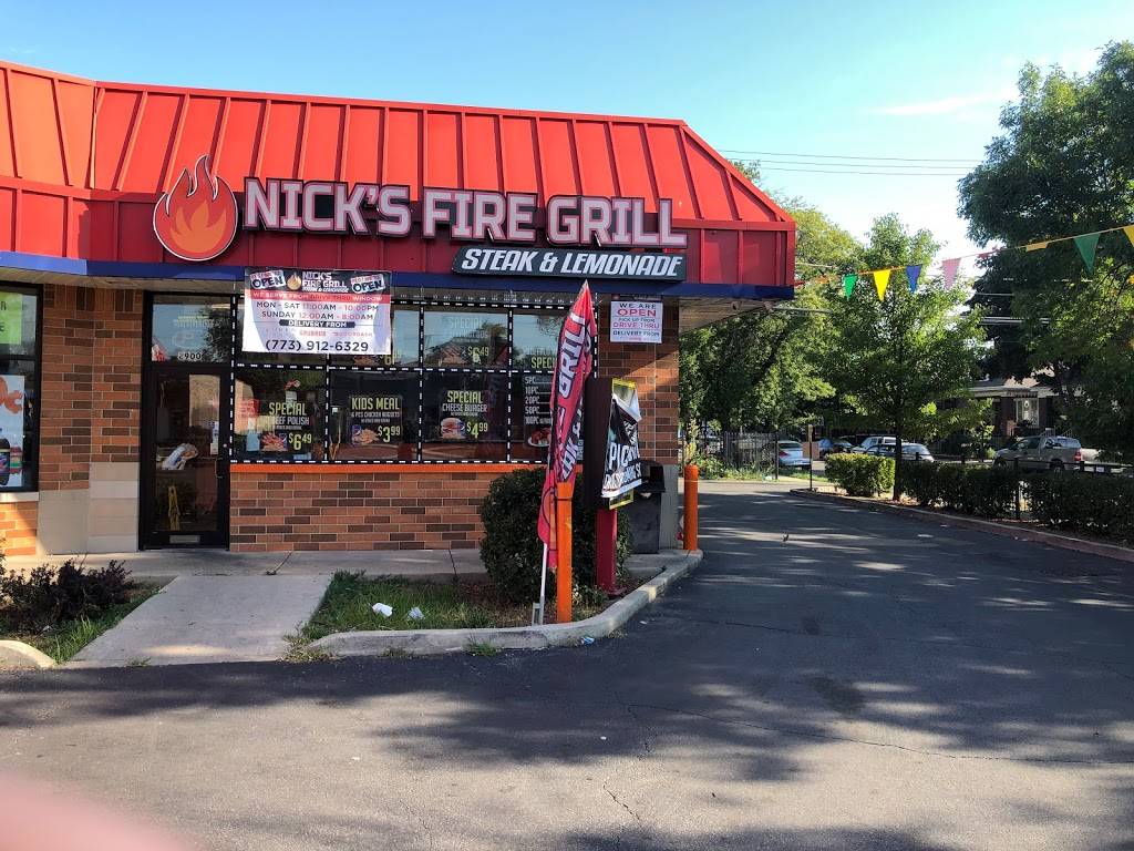 Nicks Fire Grill Steak & Lemonade Inc | restaurant | 2900 W 63rd St, Chicago, IL 60629, USA | 7739126329 OR +1 773-912-6329