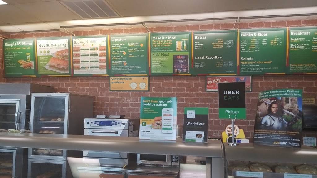 Subway Restaurants | restaurant | 18419 US Highway 19 North, Unit B, Bellair Commons, Clearwater, FL 33764, USA | 7275385380 OR +1 727-538-5380