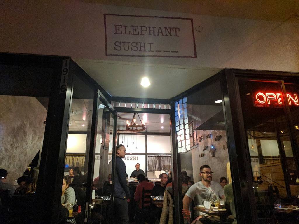 Elephant Sushi | restaurant | 1916 Hyde St, San Francisco, CA 94109, USA | 4154401905 OR +1 415-440-1905