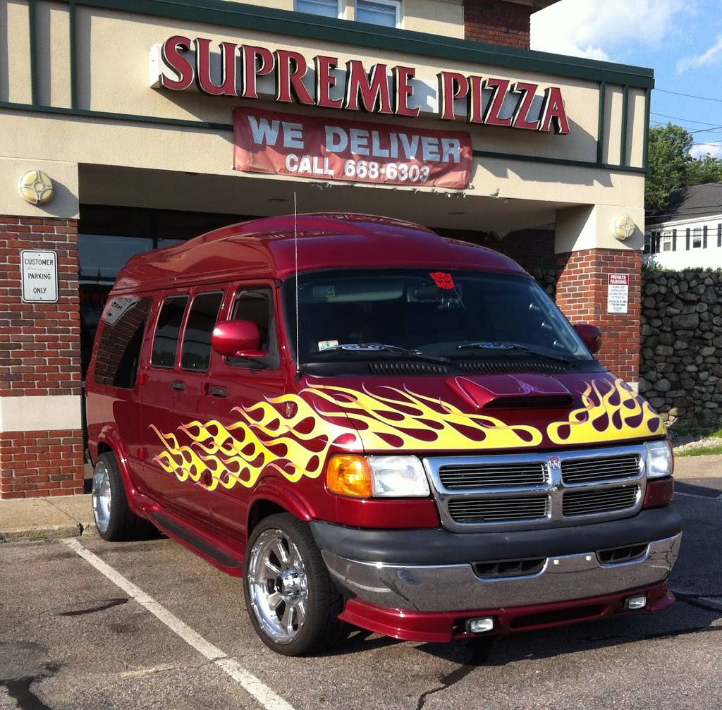 Supreme Pizza & Subs | meal takeaway | 883 Main St, Walpole, MA 02081, USA | 5086686303 OR +1 508-668-6303