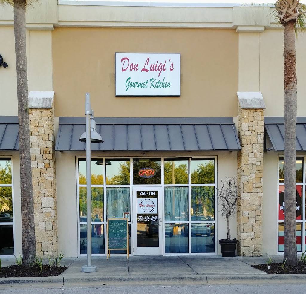 Don Luigis Gourmet Kitchen | restaurant | 260 Cypress Edge Dr Unit 104, Palm Coast, FL 32164, USA | 3865854001 OR +1 386-585-4001