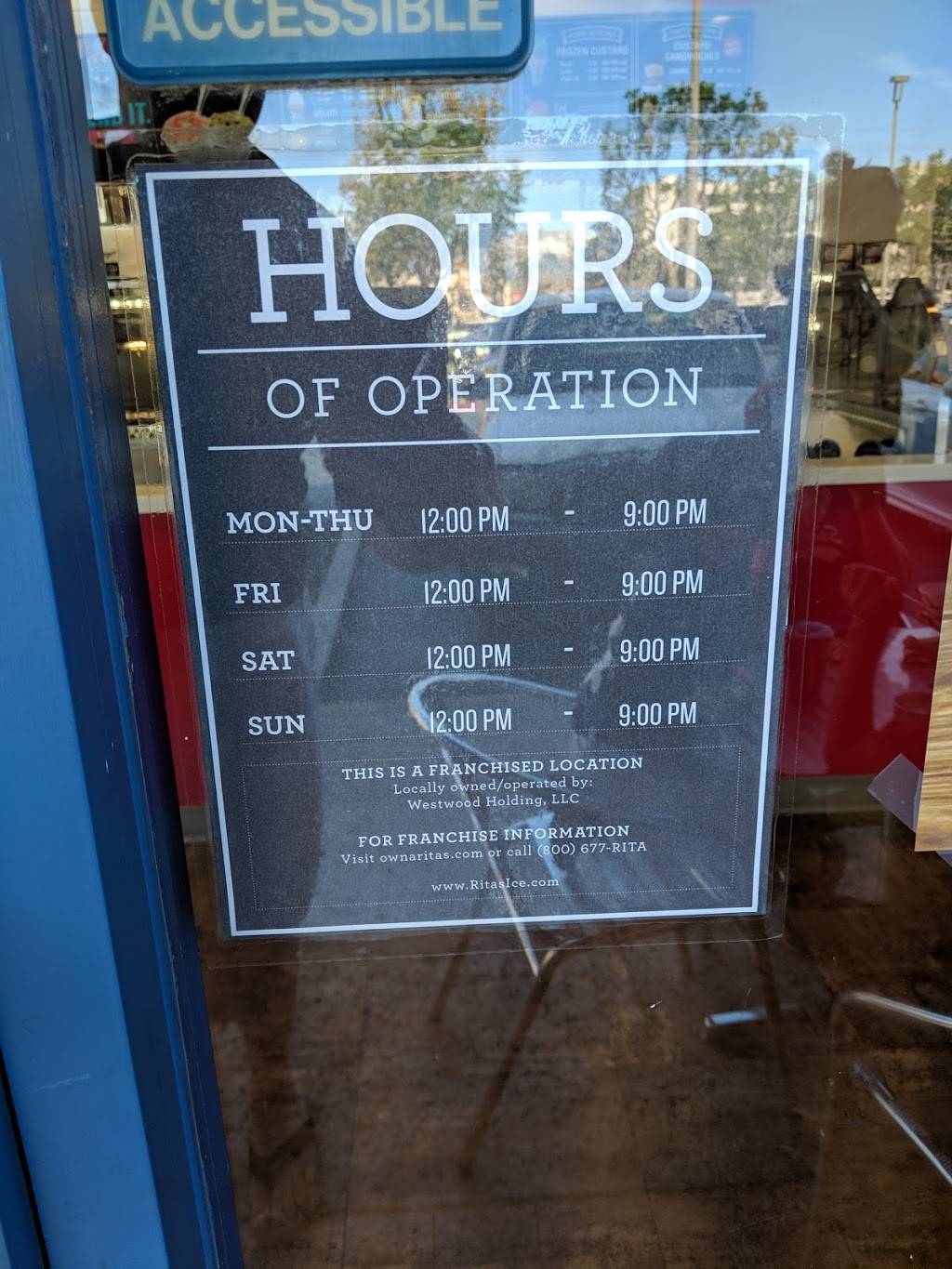 Ritas Italian Ice & Frozen Custard | restaurant | 3066 Cochran St, Simi Valley, CA 93065, USA | 8056105020 OR +1 805-610-5020