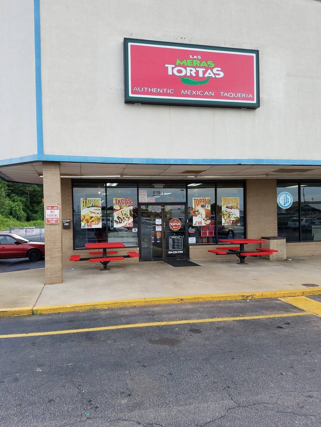 Las Meras Tortas | restaurant | 6119 White Horse Rd, Greenville, SC 29611, USA | 8642205355 OR +1 864-220-5355