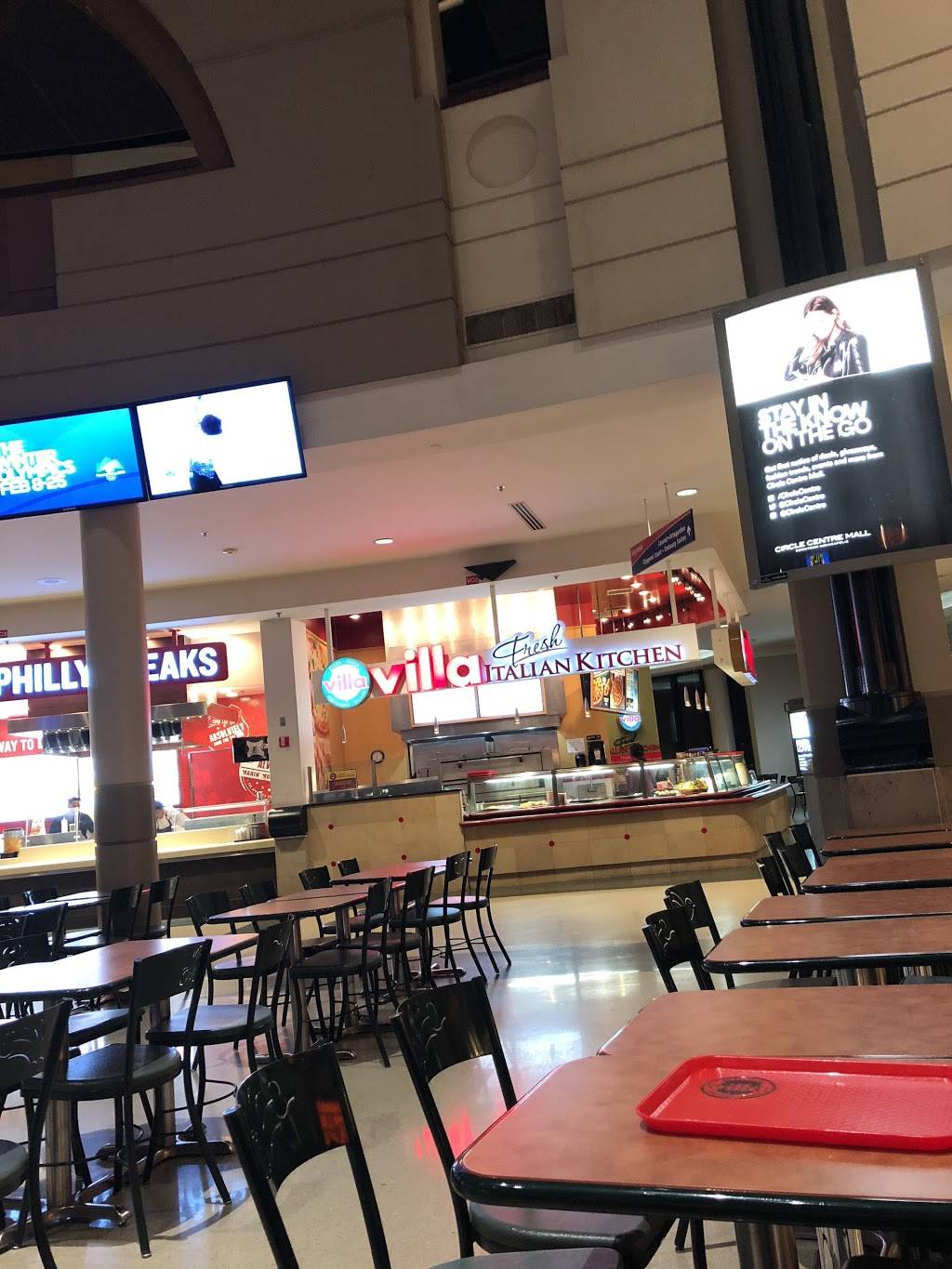 Villa Fresh Italian Kitchen | restaurant | 49 W Maryland St 3rd Fl, Indianapolis, IN 46204, USA | 3176860618 OR +1 317-686-0618