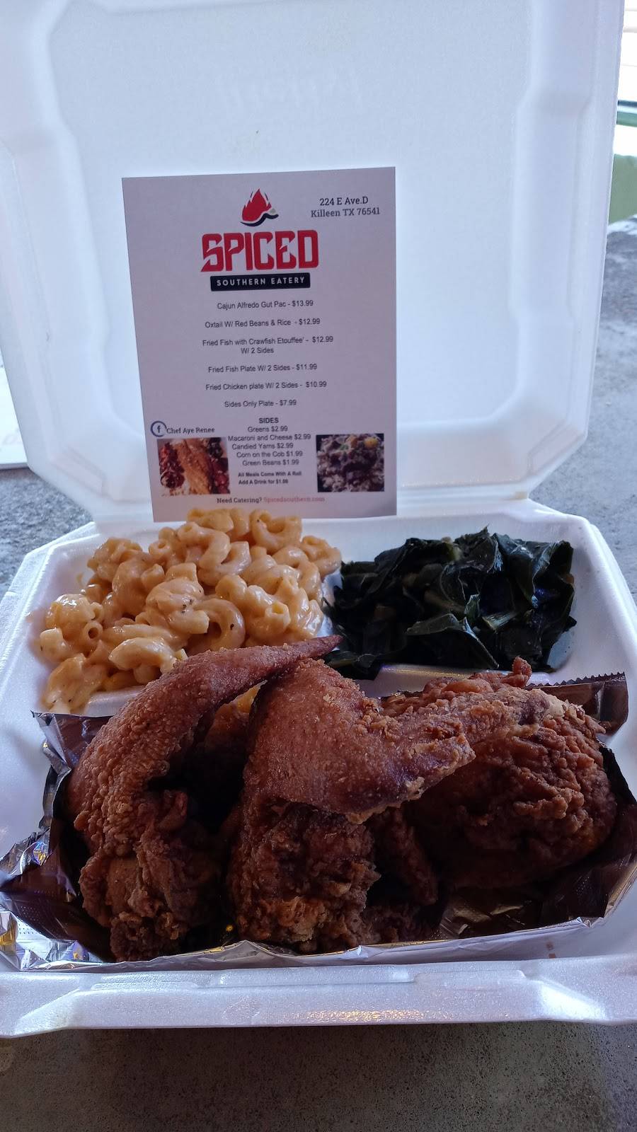 Spiced Southern Eatery | restaurant | 224 E Avenue D, Killeen, TX 76541, USA | 2547812123 OR +1 254-781-2123