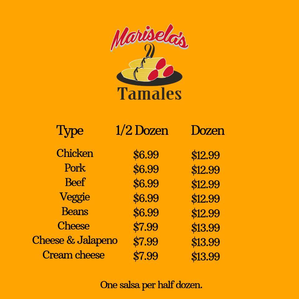 Mariselas Tamales | restaurant | 5760 Walden Rd Ste 216, Beaumont, TX 77707, USA | 4092999710 OR +1 409-299-9710