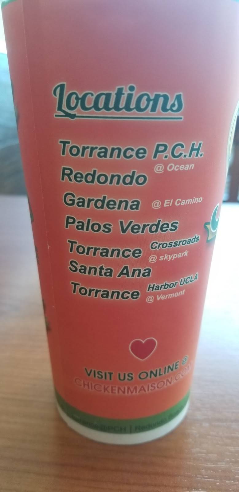 Chicken maison | restaurant | 26640 S Western Ave, Harbor City, CA 90710, USA | 4243280160 OR +1 424-328-0160