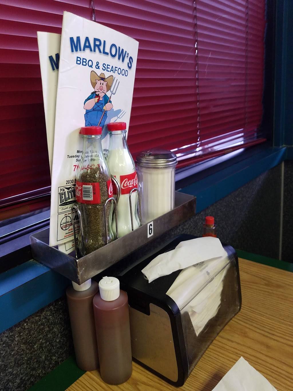 Marlows BAR-B-Q & Seafood | restaurant | 2030 Statesville Blvd, Salisbury, NC 28147, USA | 7046420466 OR +1 704-642-0466