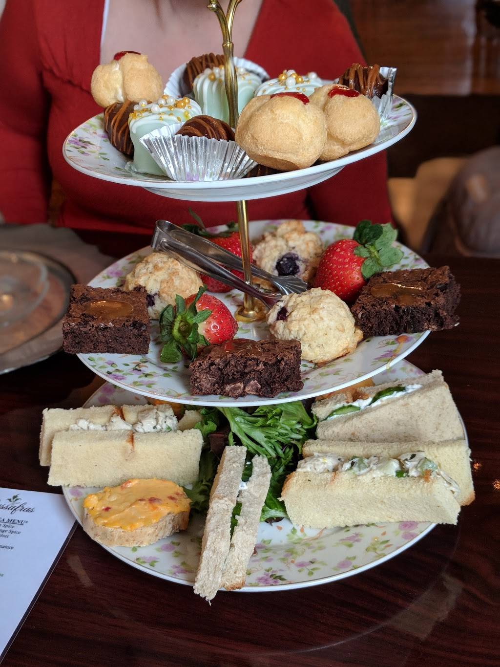 Sassafras Lunch & Tea Room | cafe | 229 N Madison Ave, Greenwood, IN 46142, USA | 3178888449 OR +1 317-888-8449