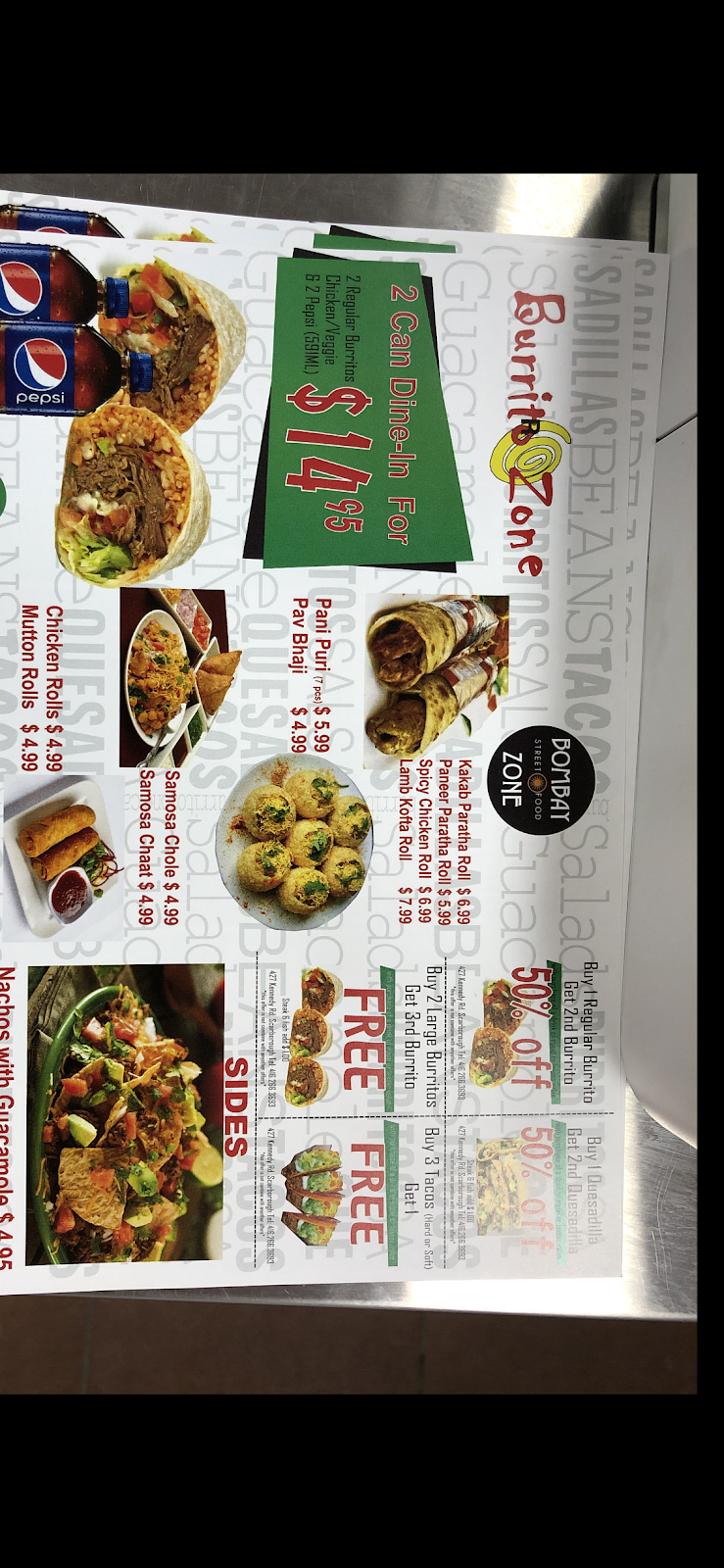 Bombay Zone | restaurant | 427 Kennedy Rd, Scarborough, ON M1K 2A7, Canada | 4162663693 OR +1 416-266-3693