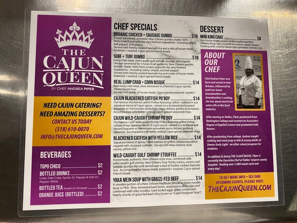 The Cajun Queen | restaurant | 1512 Commerce St, Dallas, TX 75201, USA | 4695540348 OR +1 469-554-0348