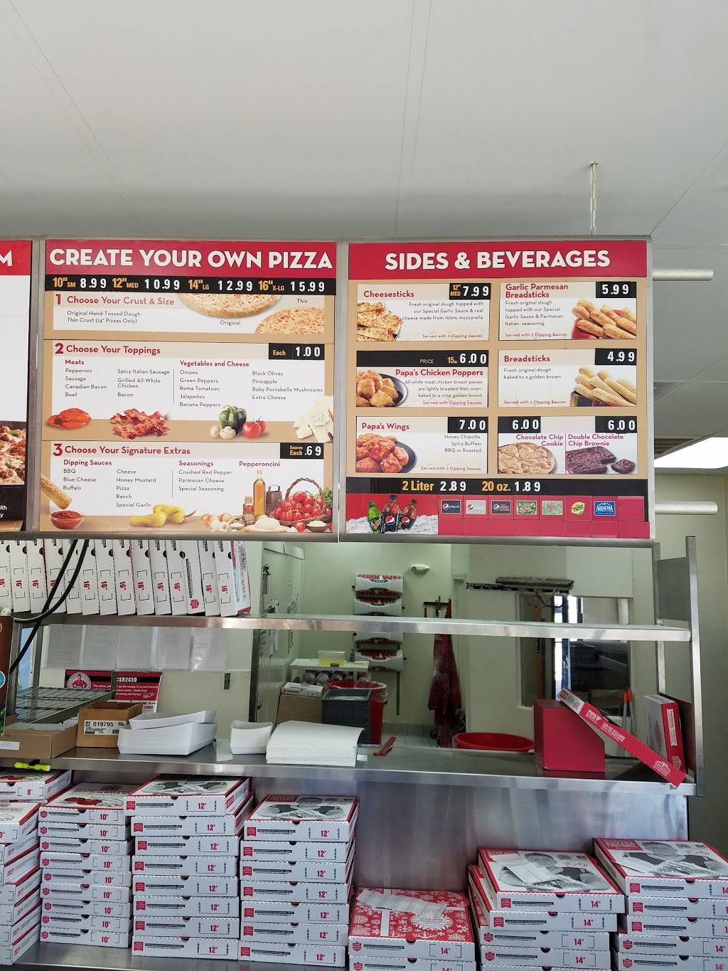 Papa Johns Pizza | restaurant | 801 S Ponce De Leon Blvd, St. Augustine, FL 32084, USA | 9048087272 OR +1 904-808-7272