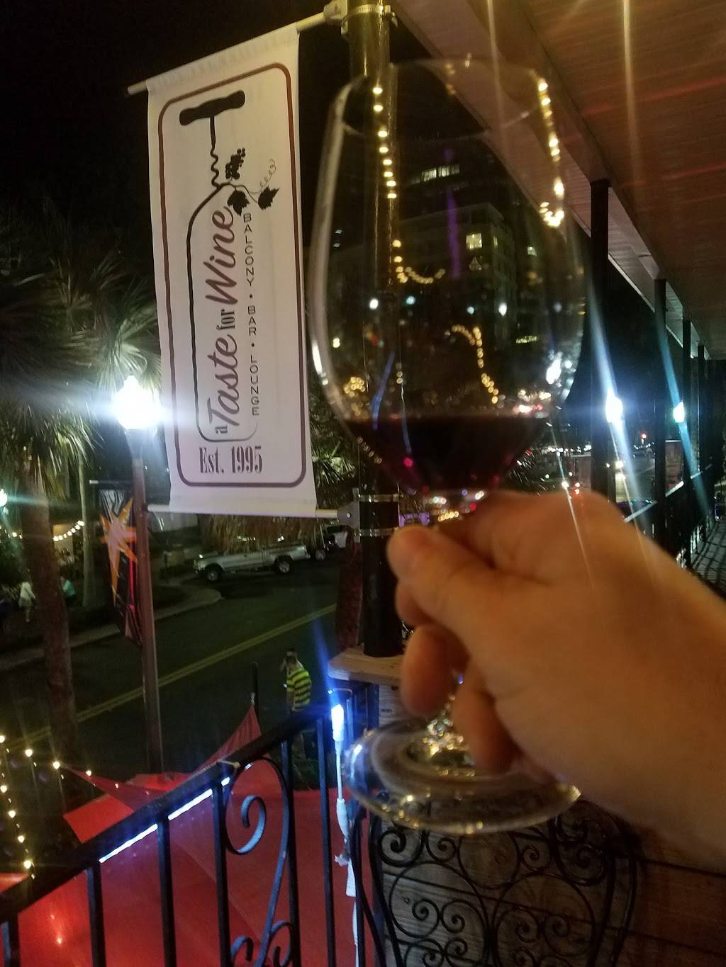 A Taste For Wine | restaurant | 241 Central Ave, St. Petersburg, FL 33701, USA | 7278951623 OR +1 727-895-1623