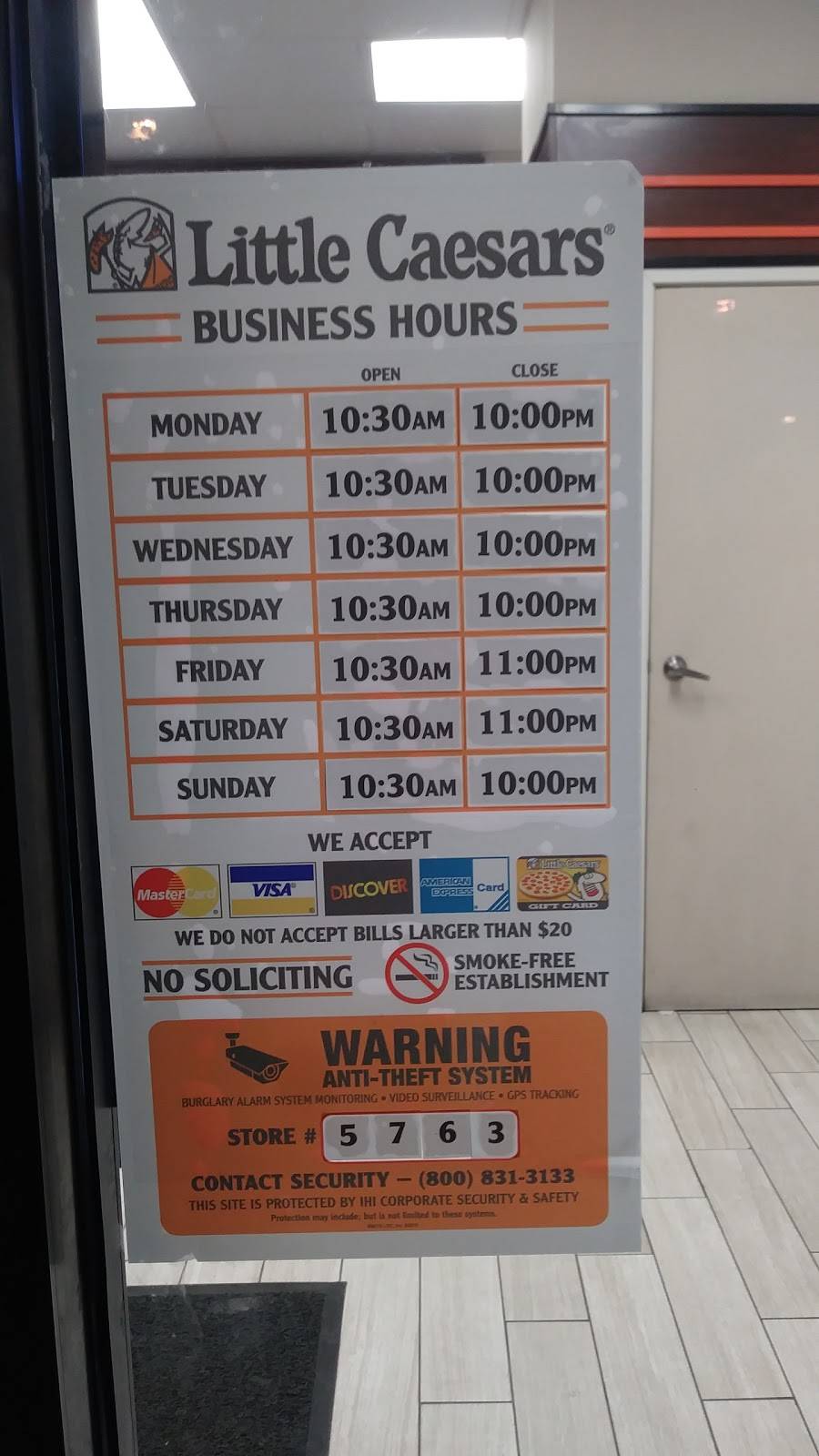 Little Caesars Pizza | meal takeaway | 1601-8 E 103rd St, Los Angeles, CA 90002, USA | 3235662590 OR +1 323-566-2590