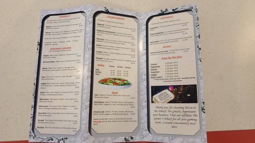 Pizza At The Wharf | restaurant | 2996 28th St SW, Grandville, MI 49418, USA | 6162783314 OR +1 616-278-3314