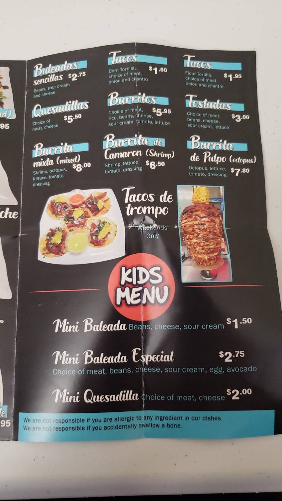 Baleadas & Burritas Express | restaurant | 7500 Bellaire Blvd, Houston, TX 77036, USA | 8328447063 OR +1 832-844-7063