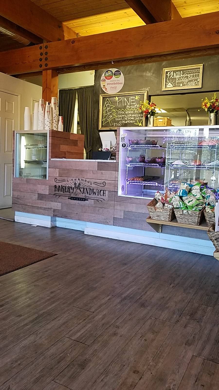 Cinnamons Bakery & Sandwich Shoppe | bakery | 1350 CA-2 #2, Wrightwood, CA 92397, USA | 7602495588 OR +1 760-249-5588