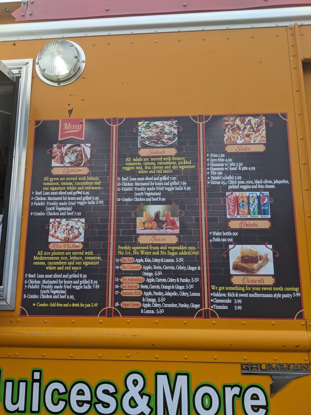 Gyro Man Food Truck | restaurant | 601 NW 68th St, Kansas City, MO 64118, USA | 8167851349 OR +1 816-785-1349