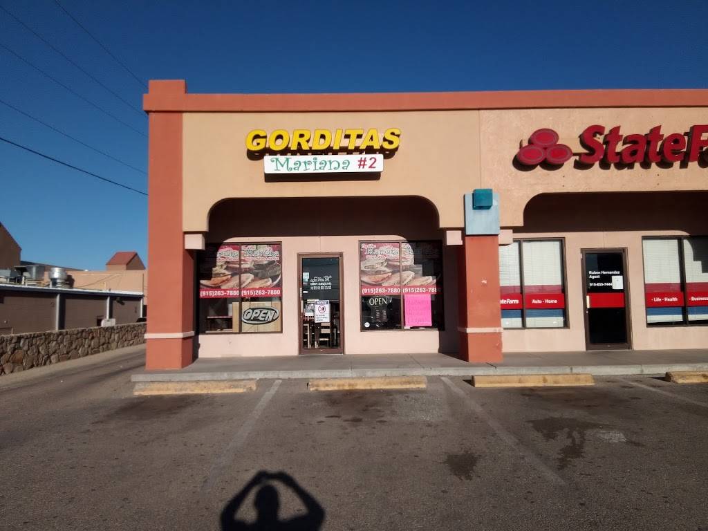 Gorditas Mariana #2 | restaurant | 1470 George Dieter Dr, El Paso, TX 79936, USA | 9152637880 OR +1 915-263-7880