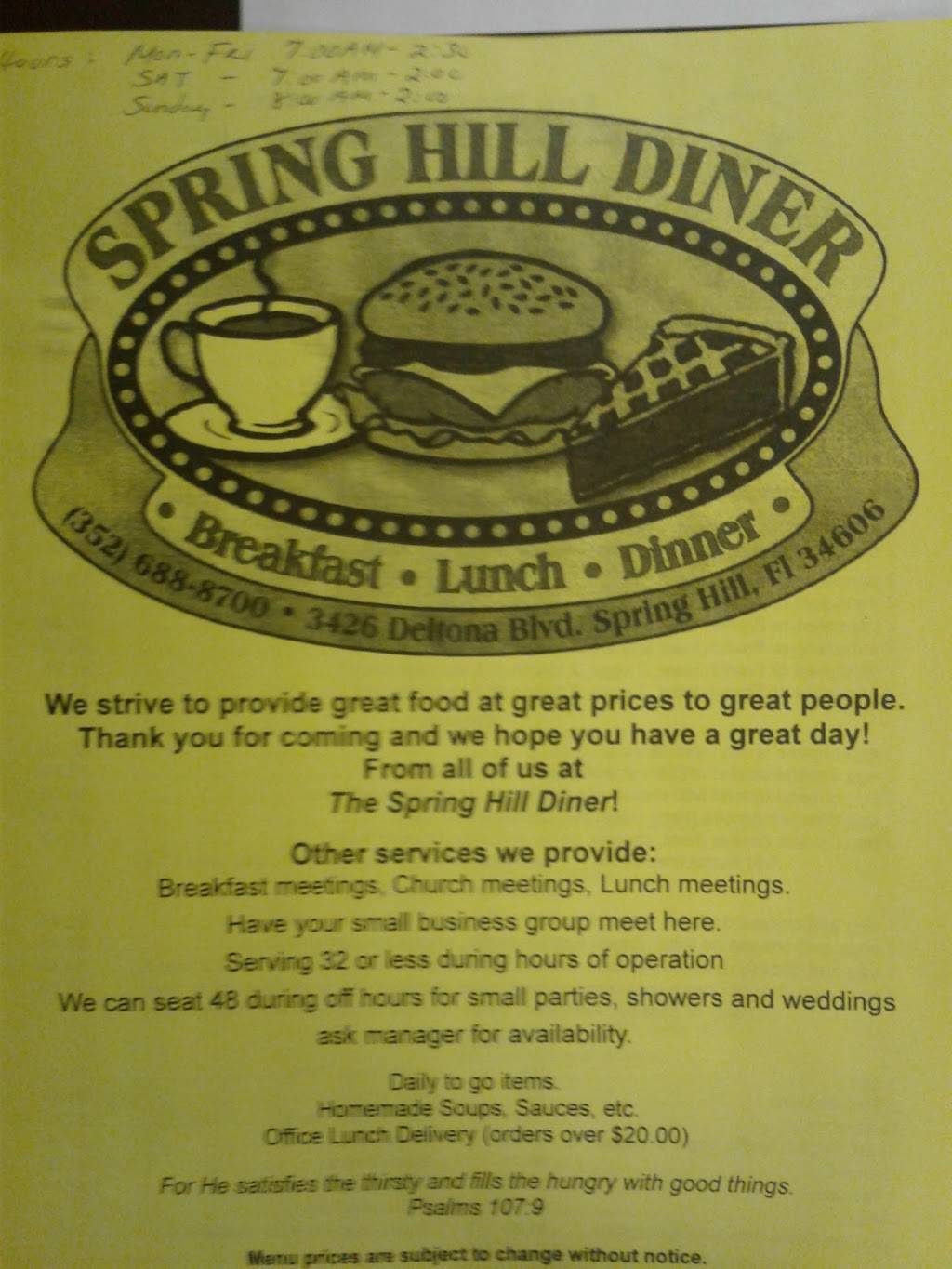 Tartan Table | restaurant | 3426 Deltona Blvd, Spring Hill, FL 34606, USA | 3528357909 OR +1 352-835-7909