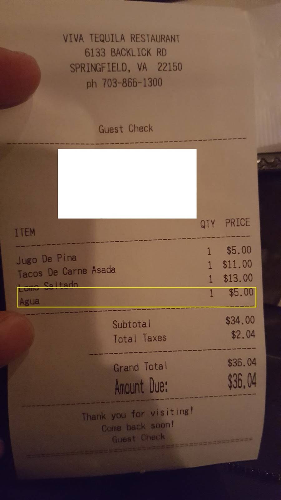 Viva Tequila | restaurant | 6133 Backlick Rd, Springfield, VA 22150, USA | 7038661300 OR +1 703-866-1300