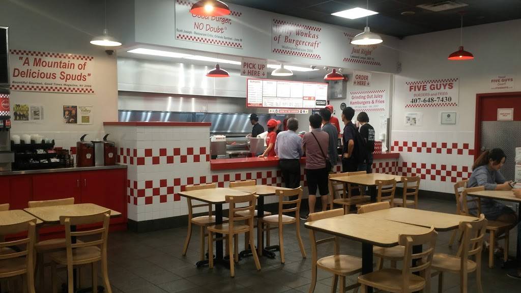 Five Guys | meal takeaway | 2520 S Orange Ave, Orlando, FL 32806, USA | 4076487430 OR +1 407-648-7430