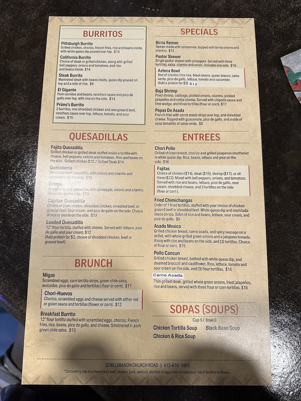 Primo’s Tacos & Tequila | restaurant | 3230 Lebanon Church Rd, West Mifflin, PA 15122, USA | 4126751063 OR +1 412-675-1063