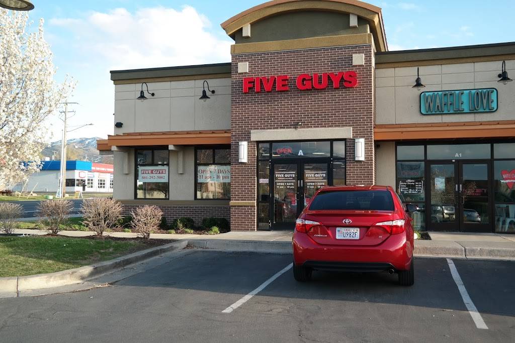 Five Guys | meal takeaway | 255 N 500 W Ste. A, Bountiful, UT 84010, USA | 8012923002 OR +1 801-292-3002