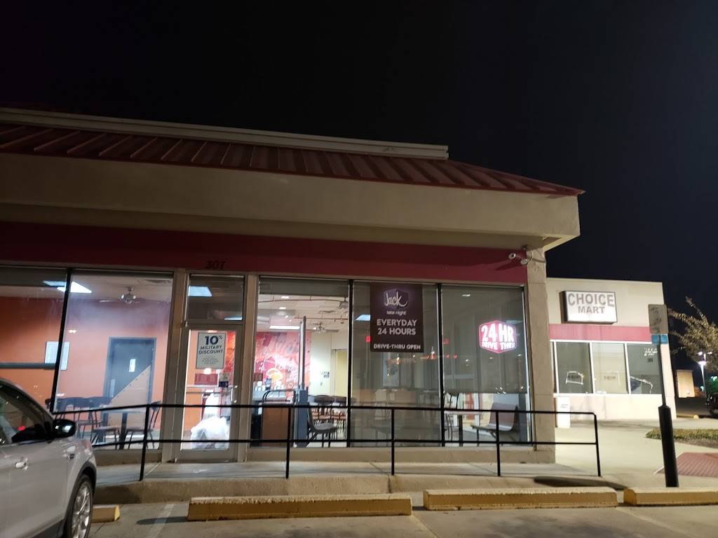 Jack in the Box | restaurant | 307 E Fm 2410 Rd, Harker Heights, TX 76548, USA | 2546990190 OR +1 254-699-0190