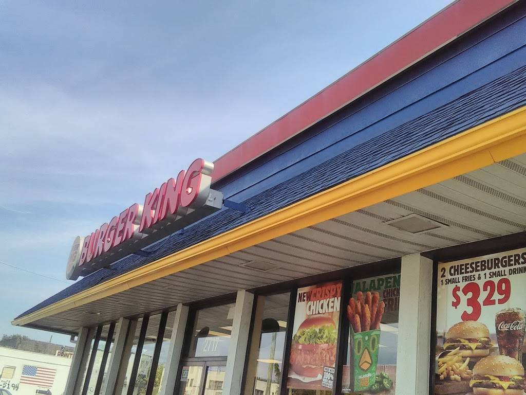 Burger King | restaurant | 2717 North Main St N, Jacksonville, FL 32206, USA | 9043552465 OR +1 904-355-2465