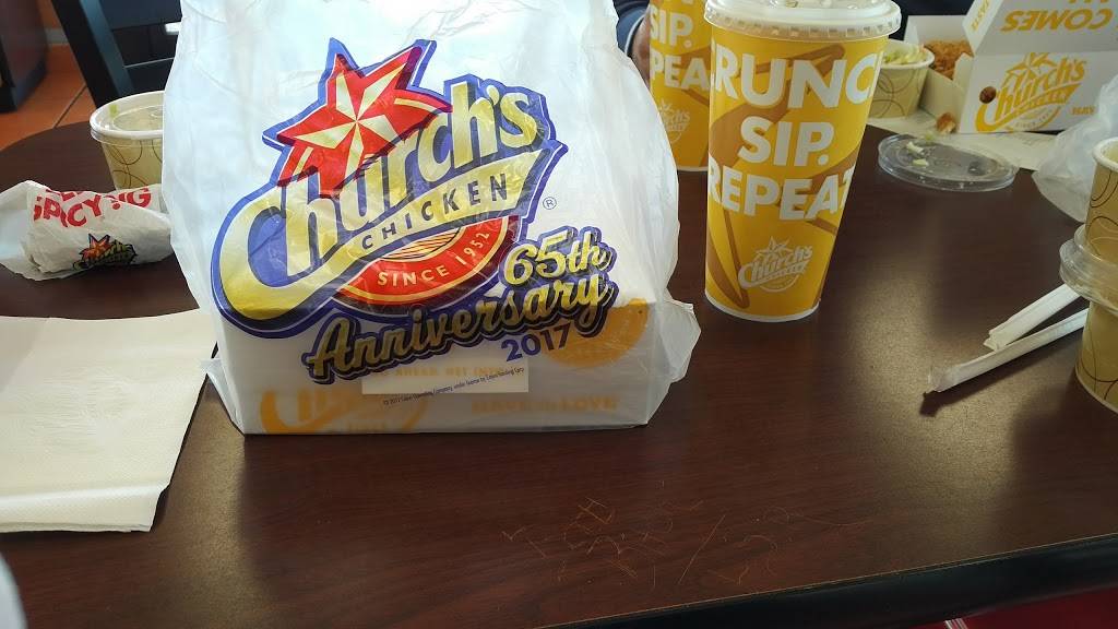 Churchs Chicken | restaurant | 7301 Bancroft Ave, Oakland, CA 94605, USA | 5105685152 OR +1 510-568-5152