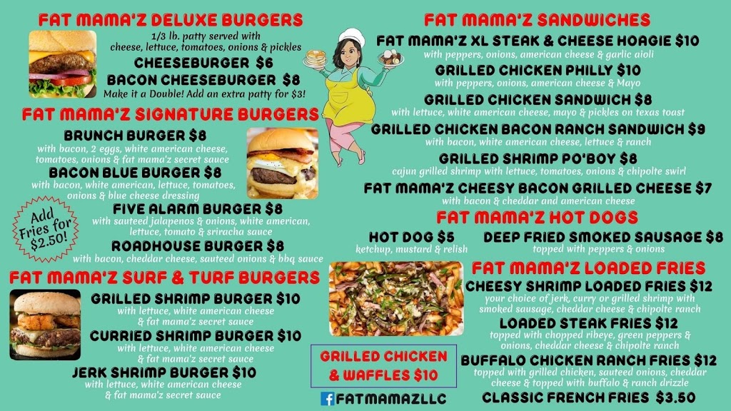 Fat Mamaz Eatz | restaurant | 7307 103rd St, Jacksonville, FL 32210, USA | 9046611997 OR +1 904-661-1997