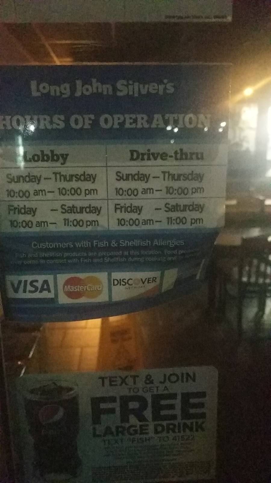 Long John Silvers | restaurant | 1625 Roanoke St, Christiansburg, VA 24073, USA | 5403827024 OR +1 540-382-7024