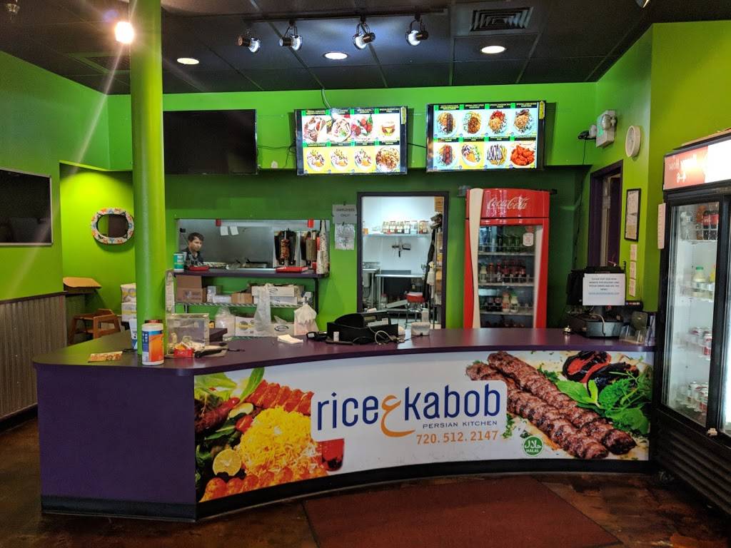 Rice and Kabob | restaurant | 4036, 1699 S Colorado Blvd d, Denver, CO 80222, USA | 7205122147 OR +1 720-512-2147